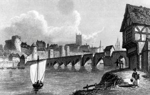 リムリックの城と市、E。フィンデン、1829年 作： William Westall